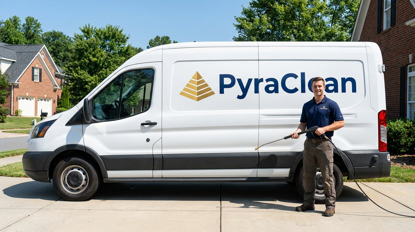 A branded Siesie work van with a uniformed technician standing beside it.